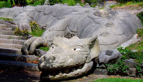 Stone Dragon at Te Puna Quarry Park